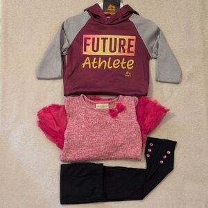 RBX Kids Matching Set - Maroon, Pink, Gray, Black